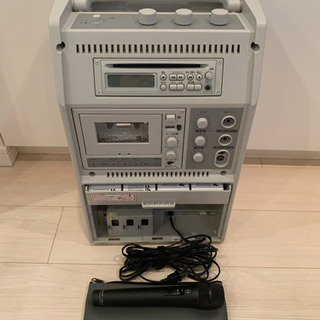 TOA ワイヤレスアンプ CDカセット付 の画像