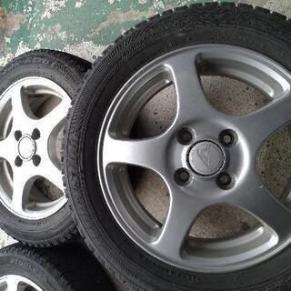 値下）タント軽自動車スタッドレス１４インチアルミ付の画像