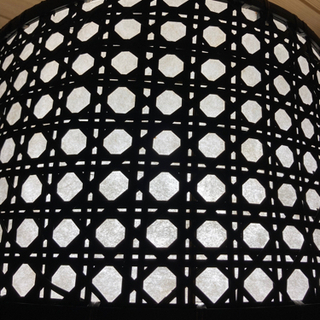 竹と美濃和紙のシーリングライトの画像