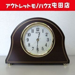 SEIKO 電波置時計 木製 レトロ調 おやすみ秒針 BZ234...