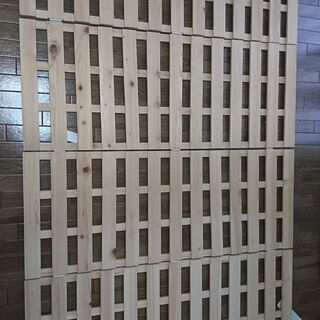 すのこマット 折りたたみベッド (四つ折り) セミダブルサイズの画像