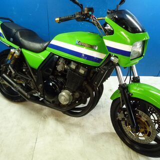 KAWASAKI ZRX400 緑 車検残R5/6月 名変で乗れ...