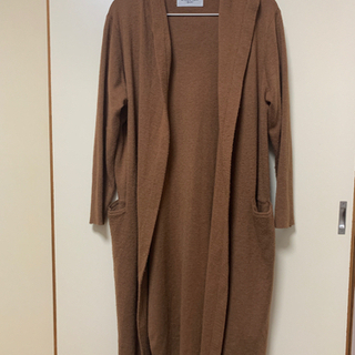 カーディガン　コーディガン　茶色　ブラウン