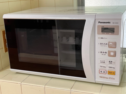 パナソニック　電子レンジ　Panasonic NE-E22A1-W 2018年製