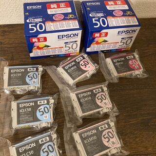＜値下げしました＞エプソン 純正 インクカートリッジ19点 （未...