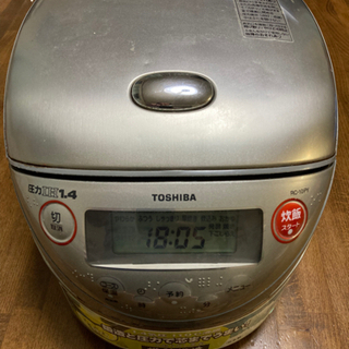 東芝圧力IH炊飯保温釜RC-10PY　5.5合炊　2008年