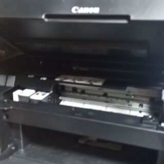 ジャンク品　A4プリンタ複合機　CANON MP470　互換黒インク付き、洗浄液つき。の画像
