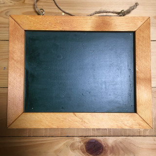 ハンドメイド　黒板　黒板消し付き