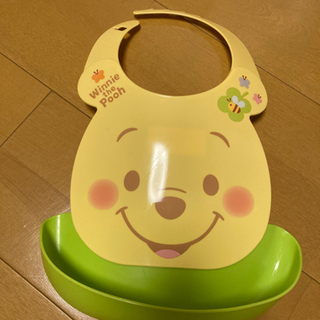 プーさん　食事用スタイの画像