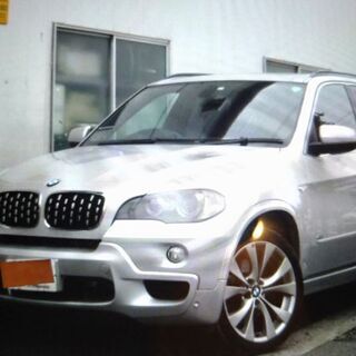 BMW X5シルバー2008年式　自社ローン！保証会社不要！破産OK!