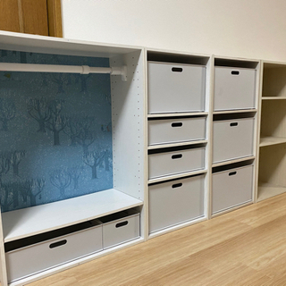 【無料❗️】DIYしたベビークローゼット　カラーボックス