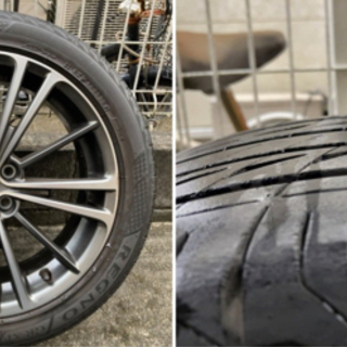 86／BRZ前期型純正17インチホイールタイヤ付の画像