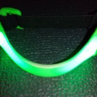 夜間の散歩等の安全警告グッズ(無料)の画像