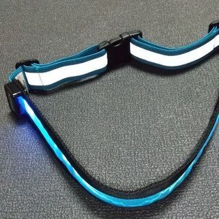 夜間の散歩等の安全警告グッズ(無料)の画像