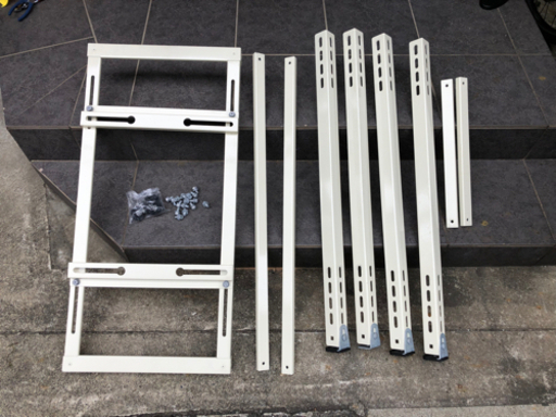 エアコン2台置き台　バクマ工業 エアコン室外ユニット架台
