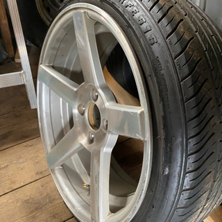 最終値下げ！軽トラ！旧車！！逆ソリホイール！！引っ張りタイヤ165-45-16の画像