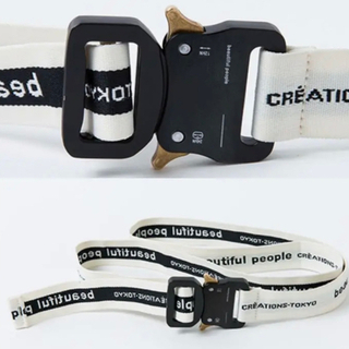 🔲beautiful people🔲<STUDIOUS別注>ガチャロゴベルトの画像