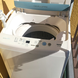 無料　SANYO三洋製 ASW-60BW洗濯機