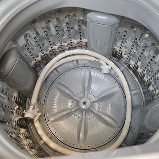 h1121売約済み❌高年式2018年！Panasonic ✕ TOSHIBA  家電2点セット(洗濯機・冷蔵庫)の画像