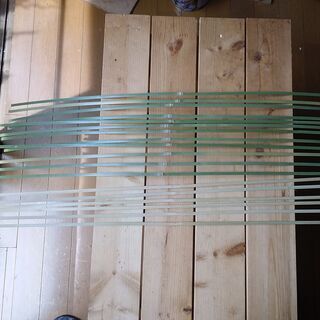 竹ひご　六つ目編み波縁籠用ひごセット