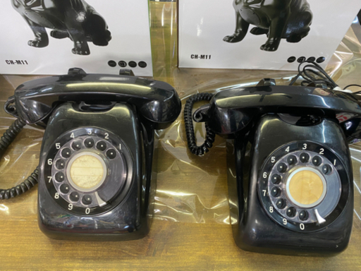 黒電話 レトロ アンティーク オブジェ