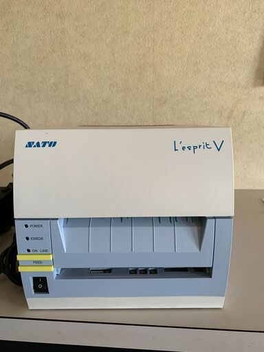 ◆中古 ラベルプリンタ SATO Lesprit（レスプリ)T408vCUT USB／有線LAN対応 カッタ付き