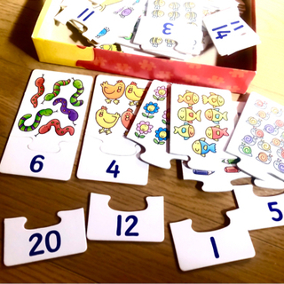 知育玩具　数えるパズル　幼児用　Orchard Toysの画像