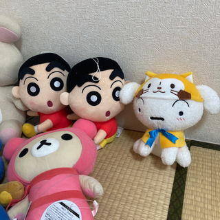 １１月２８日限定　ぬいぐるみ　リラックマ　クレヨンしんちゃんの画像