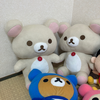 １１月２８日限定　ぬいぐるみ　リラックマ　クレヨンしんちゃんの画像