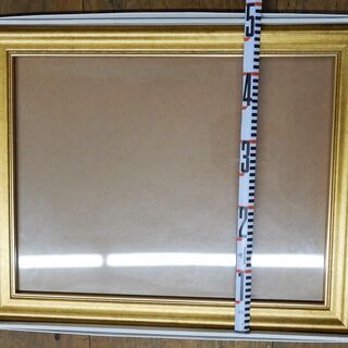 【中古】額縁➀　木製ゴールド　の画像