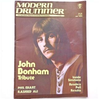 雑誌 モダン ドラマー 1984 7月号 ジョンボーナム特集号