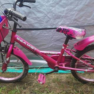 自転車18インチ　女児用　中古美品　　ピンク