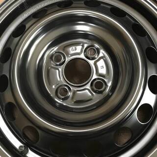 T08250921【新車外し？ 美品】トヨタ アクア 純正 スチール 15in 5.5J +45 PCD100 4本 カローラ フィールダー アクシオ 車検用にもの画像