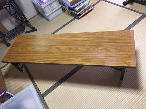 長い座机