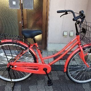 PATIOBOX[パティオボックス]26吋 ファミリーサイクル SAIMOTO]PATIO BOX 26吋ファミリーサイクル シングル/レッド