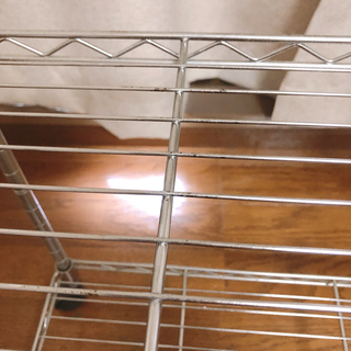 山善 コンパクトメタルシェルフの画像