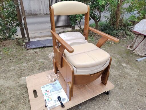 程度良好 アロン化成 安寿 AR-SA1 家具調トイレ ライト シャワピタ ノーマル リモコン付