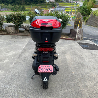 スズキ アドレス110 自賠責2022年6月 グリップヒーター GIVIボックス付きの画像