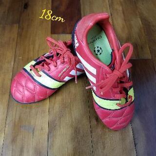 adidas  スパイク  18cm