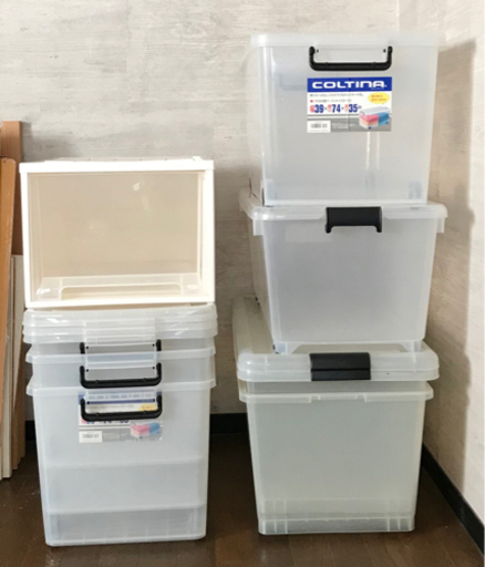 衣装ケース大量★フタ式7個+引き出し式1個