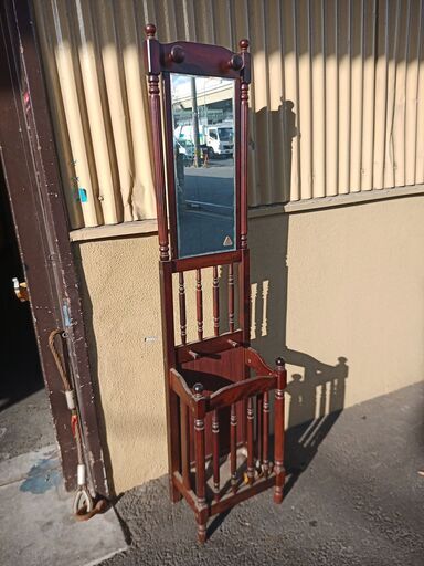 アンティークミラー家具　汚れ有