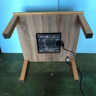 2018年製 山善 天然木 家具調こたつ YAMAZEN パーソナルこたつ 正方形 幅75cmSLP-75(LBR)の画像