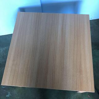 2018年製 山善 天然木 家具調こたつ YAMAZEN パーソナルこたつ 正方形 幅75cmSLP-75(LBR)の画像