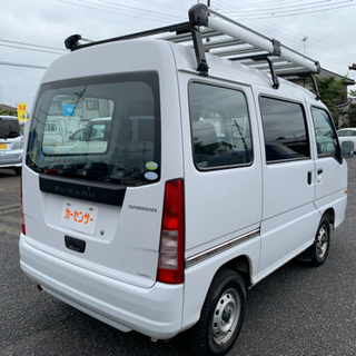 ★支払い総額 14万★スバル サンバー！車検令和5年10月！タイベル交換済み！ルーフキャリア！下取り、配送可能！の画像