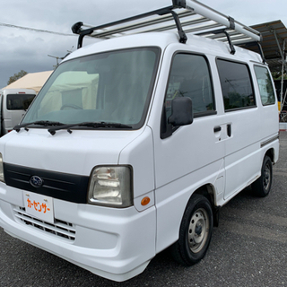 ★支払い総額 14万★スバル サンバー！車検令和5年10月！タイベル交換済み！ルーフキャリア！下取り、配送可能！の画像