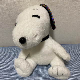 首のすわっていないスヌーピー