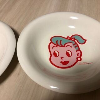 ☆ミスタードーナツ　昭和レトロ　原田治　パスタ皿セット☆の画像