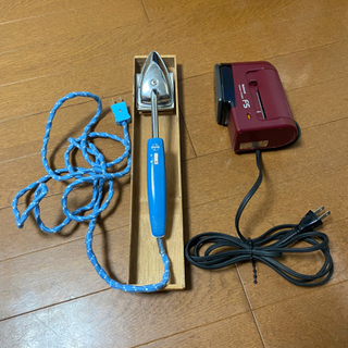 アイロン　レトロ物とスチームアイロン