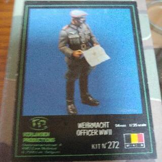 WW2ドイツ将校のフィギュア?金属の画像