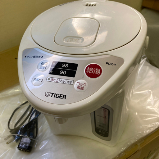 値下げしました　タイガー　電気ポット　PDK-Y 使用頻度少ない良品